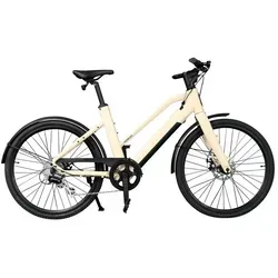 Keskin E-Bike cBike1V - Minimalistisches Design mit integriertem Display - E-City Bike für Damen mit 8 Gängen, Anfahrhilfe und bis zu 70 km Reichweite. Ideal für komfortable Fahrten in der Stadt, leicht und stylisch.