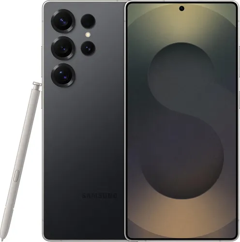 SAMSUNG Galaxy S25 Ultra 5G - 256GB, 12GB RAM, Titanium Black - Premium Handys & Smartphones mit 200 MP Kamera, 6,9 Zoll AMOLED-Display und 5G-Konnektivität für atemberaubende Fotos und blitzschnelles Surfen.
