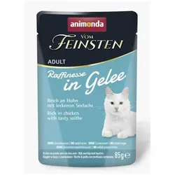 ANIMONDA Vom Feinsten Raffinesse Huhn mit Schwarzfisch in Aspik 85g