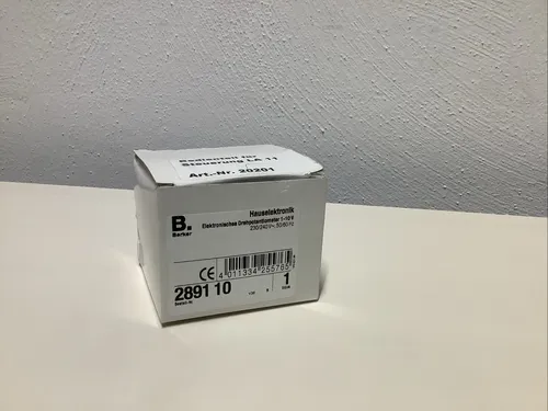 Berker Elektronisches Drehpotentiometer 1-10 V - Sonstige Elektroinstallationsartikel mit Softrastung, ideal zur präzisen Steuerung von Leuchtstofflampen und NV-Halogenlampen, kurzschlussfest und überlastsicher.