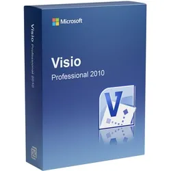 MS Visio 2010 Professional Vollversion englisch inkl.2ter Installation D87-04394