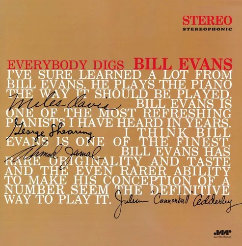 Evans Bill Everybody Digs Bill Evans (Vinyl) 12" Album