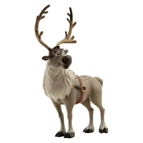 Bullyland 13514 - Spielfigur Rentier Sven aus Die Eiskönigin, ca. 12 cm, detailgetreu und ideal als Geschenk für kreative Kinder ab 3 Jahren