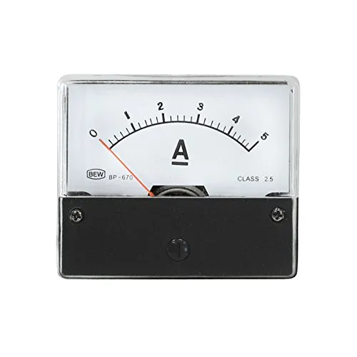 Einbaumeßinstrument 0-5A DC