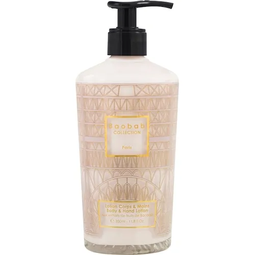 BAOBAB Körper- und Handlotion 350 ml – Paris - Körperlotionen, verwöhnt die Haut mit feuchtigkeitsspendenden Inhaltsstoffen und verleiht ein luxuriöses Gefühl.