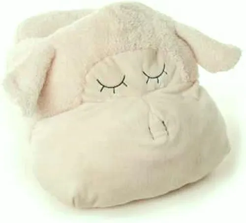 inware Wärmekissen Fußwärmer Elch / Schaf / Wolf / Hund Plüsch Tierdesigns, Fußsack, (1-tlg), Gummisohle ist rutschfest sowie robust / ideal als Geschenk