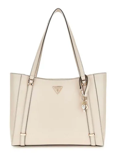Guess Shopper Daryna II Elite Tote - Eleganter Begleiter in Bone - Handtaschen mit geteiltem Hauptfach und edlem Metall-Reißverschluss, ideal für Business und Shopping, vereint Funktionalität und Luxus.