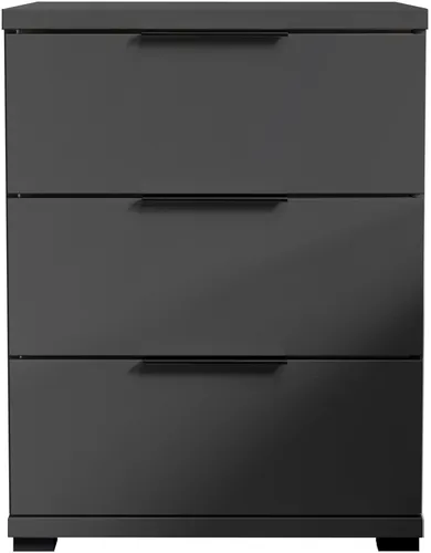 Schlafkontor Nachtkommode Smilla - Moderner Nachttisch mit Schubkästen - Elegante Nachtkommode mit praktischem Stauraum: Die Smilla bietet mehrere Schubkästen für eine übersichtliche Ablage von Alltagsgegenständen und verleiht Ihrem Schlafzimmer eine stilvolle Note.