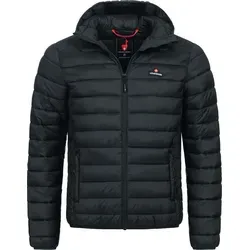 Höhenhorn Balmhorn Herren Jacke XL - Midnight Black - Funktionale Übergangsjacke für Herren, bietet effektive Wärmeisolierung und stilvolles Design. Ideal für milde bis kalte Temperaturen und vielseitig kombinierbar.