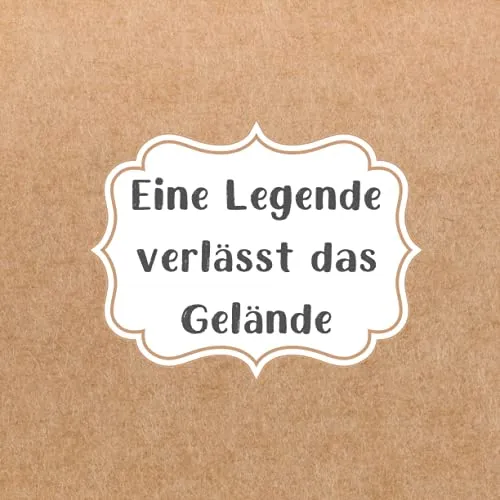 Eine Legende verlässt das Gelände: Erinnerungsbuch zum Abschied Kollegin oder Kollegen. Geschenkidee Jobwechsel, Ruhestand, Rente, Pension. Abschiedsgeschenk. Gästebuch Für Glückwünsche Deutsch
