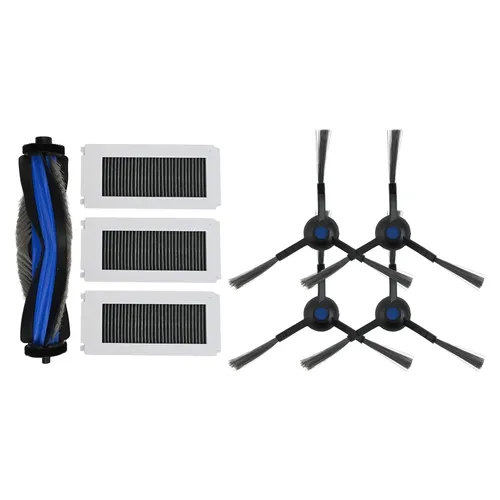 Nylon Seitenbürsten und Filter kompatibel mit für Ecovacs Saugroboter