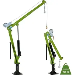 TrutzHolm Pickup Kran - Hydraulischer Ladekran 900 kg, 360 Grad drehbar für einfaches Be- und Entladen von Gütern