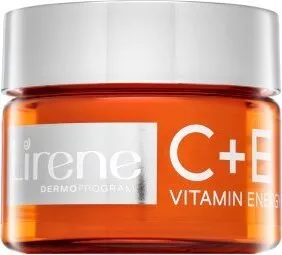 Lirene Vitamin Energy C+E Hautcreme 50 ml - Tagespflege für Damen, spendet intensiv Feuchtigkeit, regeneriert und vitalisiert die Haut für ein frisches, jugendliches Aussehen.