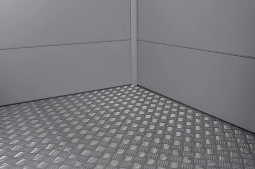 Telluria Fußboden 2424 für Gerätehaus aluminium