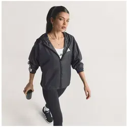 ADIDAS Damen Schlupfjacke Hyperglam 3-Streifen Windbreaker - Stylische Windjacke für Damen mit lockerer Passform und wind- sowie wasserabweisendem Material. Ideal für aktive Lebensstile und vielseitig einsetzbar, ob beim Sport oder in der Freizeit.
