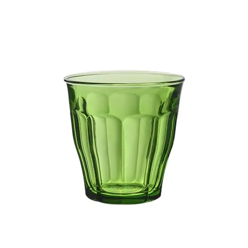 Duralex Set 6 stapelbare Gläser 25cl aus gehärtetem Glas - Robuste Küchengläser aus ultrabeständigem Hartglas, ideal für Wasser, Saft oder Limonade. Spülmaschinenfest und perfekt für den täglichen Gebrauch, sowohl zu Hause als auch in der Gastronomie. Stilvolle Farben bringen Freude auf den Tisch.