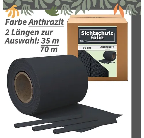 Kingpower Sichtschutzstreifen Anthrazit für Doppelstabmattenzaun - Sichtschutzstreifen aus PVC in Anthrazit, ideal für Doppelstabmattenzäune, bietet effektiven Sichtschutz und erhöht die Privatsphäre im Garten.