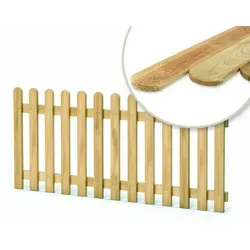 Holzpaket Gartenzaun Lattenzaun 180 cm Kiefer imprägniert Typ A - Praktisches Holzpaket für einen Lattenzaun (60 cm hoch) aus kesseldruckimprägniertem Kiefernholz. Inklusive Schrauben für eine einfache Montage und ideal für Vorgärten oder Grundstücksgrenzen.