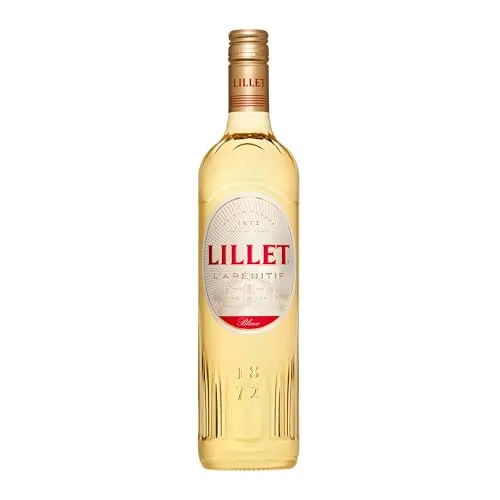 Lillet Blanc 17% Vol. 0,75l - Eleganter Aperitif - Likör & Kräuterschnaps, frischer und vielseitiger Aperitifwein aus Bordeaux, ideal für Cocktails oder pur mit Zitrusfrüchten.