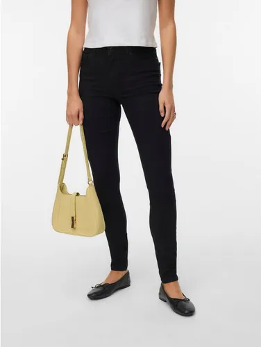 VERO MODA Vmtanya Mr Piping Skinny Jeans schwarz, 34W/32L - Stylische Skinny Jeans von VERO MODA, perfekt für einen modischen Look und hohen Tragekomfort.