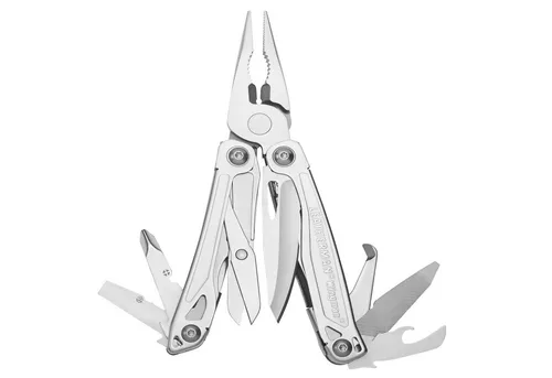 Multitool WINGMAN schwarz/silber, 14 Tools - Handwerkzeug mit 14 Funktionen, ideal für vielseitige Anwendungen im Alltag oder beim Camping.
