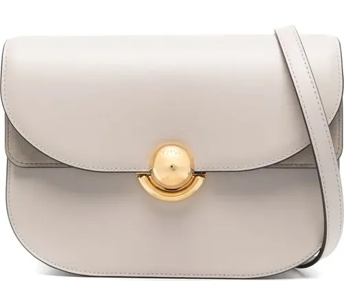 FURLA Damen Umhängetaschen WB01355-BX0428-VAN00 - Elegante beige Umhängetasche aus 100% Leder, perfekt für stilbewusste Damen, die Wert auf Qualität und Design legen.