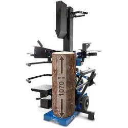 Scheppach Compact 12T Holzspalter - Holzspalter mit 12 Tonnen Spaltkraft, ideal für Hart- und Weichholz bis 1070 mm. Kompakt und mobil dank Fahrvorrichtung und nur 108 cm Höhe im verstauten Zustand.
