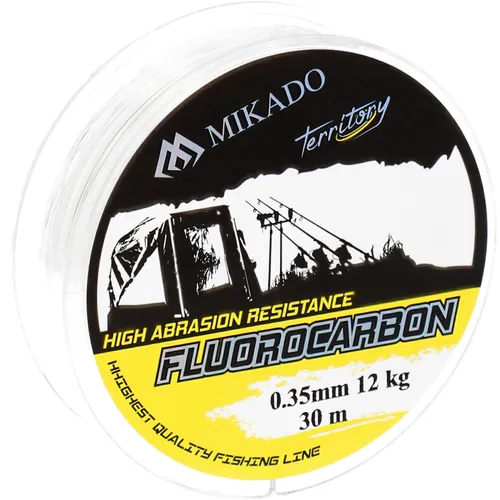 Angelschnur Fluorocarbon Carp Mikado Territory Schnur 0.50 mm 25 lbs 30 m