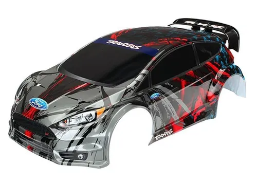 Traxxas Karosserie Ford Fiesta ST Rally #7416 - Fertig lackiert - Modellbau-Karosserie für Ford Fiesta ST Rally, perfekt für RC-Fans, sorgt für ein authentisches Rallye-Feeling.