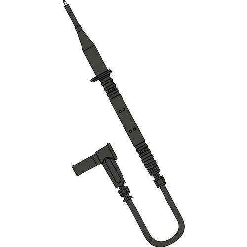 Chauvin Arnoux Messleitung 4 mm Sicherheits-Stecker 4 mm Sicherheits-Buchse 0.85 m Schwarz 1 Set