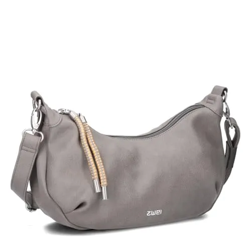 Zwei Umhängetasche LO70 - Stylische Umhängetasche in Grey, mit verstellbarem Schulterriemen für individuellen Tragekomfort und praktischer Fächeraufteilung für Ordnung. Ideal für den täglichen Einsatz und ein zeitloses Accessoire.