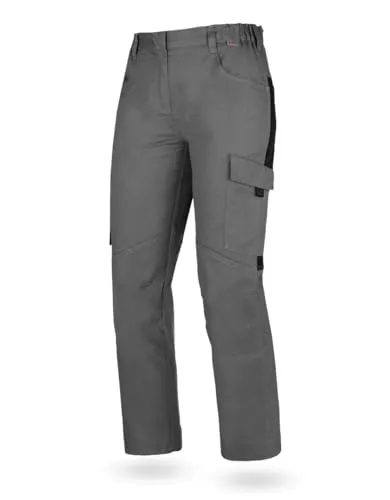 Würth MODYF Arbeitsbundhose Star CP Damen strapazierfähige & preiswerte Arbeitshose Bequeme, robuste Bundhose für Frauen, Dunkelgrau