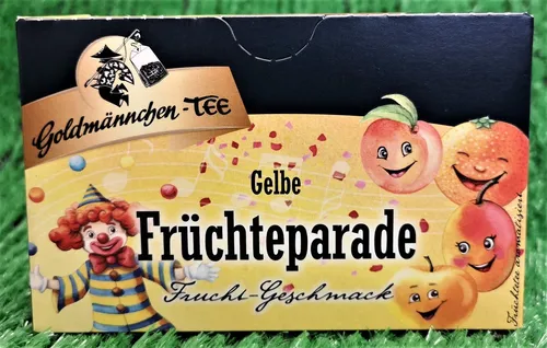 Goldmännchen Tee gelbe Früchteparade Fruchtgeschmack Kindertee 49,80€/kg