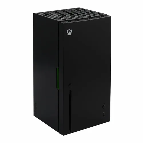 Tischkühlschrank 16894 XBOX Series X Mini - Schwarz und Grün - Tisch-Kühlschrank mit 4,5 l Volumen, ideal für Gamer und perfekt für Getränke und Snacks während des Spielens.