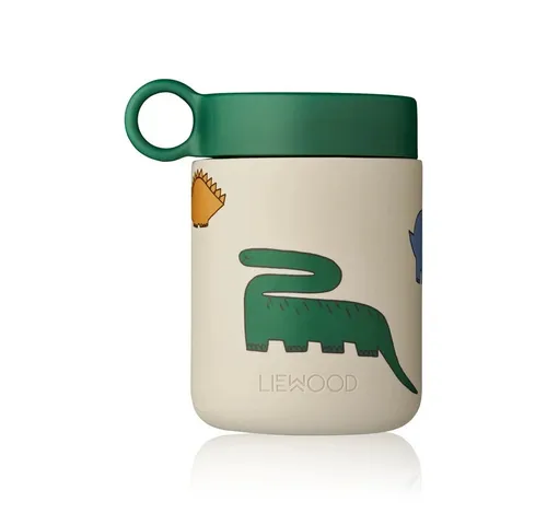 Liewood Thermobehälter Liewood Liewood Thermos Speisegefäß - Kian, Farbe: Dinosaurier / Nebel