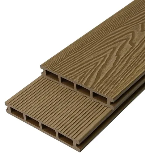 Endorphin Terrassendielen® 2m² WPC in Holzoptik – Teak Braun - Hochwertige 2m² Terrassendielen aus WPC, robust und pflegeleicht, ideal für eine ansprechende Terrasse in Holzoptik.