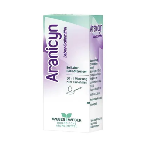 Aranicyn Leber Gallemittel Tropfen zum Einnehmen Mischung Inhalt: 50 ml