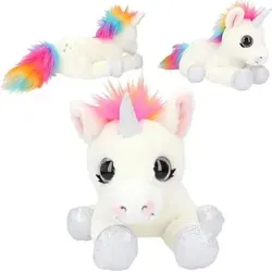 DEPESCHE Ylvi Plüsch Einhorn 30cm - Sonstige, weiches Plüschmaterial und niedliches Design, perfekt als Geschenk oder zum Spielen für Kinder.