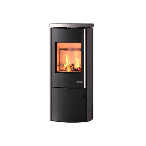 Accente Kaminofen Amstad Rosewood schwarz 7,5 kW - Kaminofen mit 7,5 kW Leistung, elegantes Rosewood-Design, sorgt für gemütliche Wärme und stilvolle Akzente in Ihrem Wohnraum.