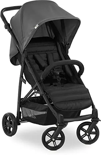 hauck Buggy Rapid 4 - Faltbarer Kinderbuggy mit Liegefunktion - Kinderwagen für Kinder ab Geburt bis 3 Jahre, höhenverstellbar, kompakt faltbar und ideal für Stadt und Park, mit großem Korb für Zubehör und Einkäufe.