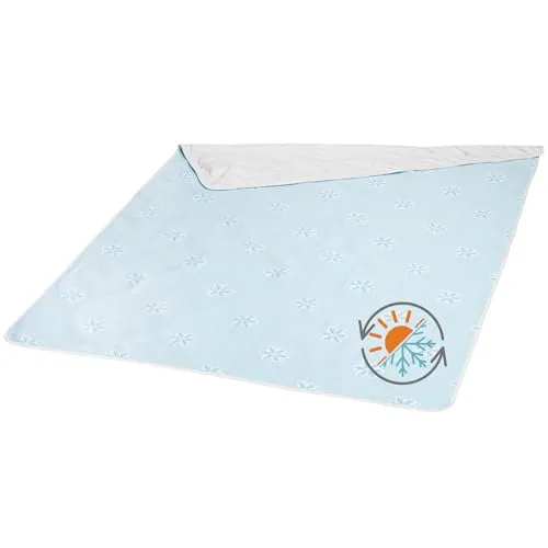 sleepling Cool Bettdecke 135 x 200 cm – kühlende Sommerdecke - Ultraleichte Sommerbettdecke mit spezieller Faserstruktur für angenehme Kühlung. Waschbar bis 40 Grad, ideal für warme Nächte oder als Ganzjahresdecke. Hochwertig in der EU produziert.