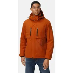 camel active Herren teXXXactive® Jacke mit Abnehmbarer Kapuze - Funktionsjacke mit abnehmbarer Kapuze, wind- und wasserdicht dank teXXXactive – ideal für aktive Herren, die Wert auf Style und Funktion legen.