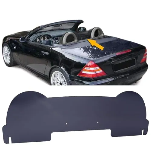Windschutz Windschott Acrylglas Smoke für Mercedes SLK R170 96-04 - Hochwertiges Windschott aus 6mm starkem Acrylglas, getönt für weniger Luftverwirbelungen und mehr Fahrkomfort im Mercedes SLK R170 (1996-2004).