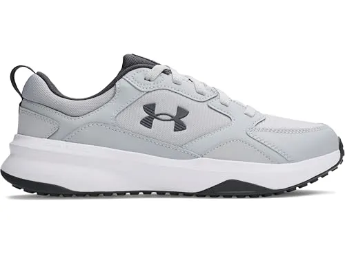 Under Armour Herren Charged Edge, stoßdämpfende Trainingsschuhe, atmungsaktive Fitnessschuhe mit trittsicherer Sohle,Mod Gray / Distant Gray / Anthracite,47