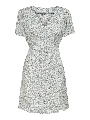 ONLY Onlevida S/S Short Dress WVN Noos - Frauen Freizeitkleid - Freizeitkleid für Damen, aus hochwertigem Material, ideal für lässige Anlässe und den Sommer.