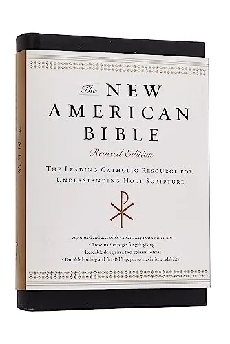 The New American Bible, Revised Edition, Hardcover, Black - Bücher: Edle Hardcover-Ausgabe mit 1586 Seiten, ideal für Gläubige und Bibelstudien, in hochwertiger Verarbeitung aus den USA.