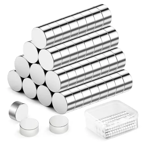 Oderra 60 Stück Mini Magnete, Kleine, 6x3mm, Neodym Magnet,Kühlschrank Magnete zum Basteln,Magneten Starker Halt für Whiteboard,Kühlschrank,Handwerk,Fotos
