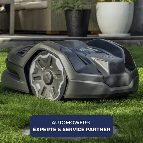 Husqvarna Automower 305E NERA Mähroboter - Mähroboter für Flächen bis 600 m², wetterfest und ideal für komplexe Gärten mit engen Passagen.