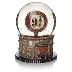 Lobcede.be Harry Potter Snow Globe - Platform 9 3/4 - Nussknacker, zauberhafte Schneekugel mit Detailreichem Design, ideal für Harry Potter Fans und Sammler.