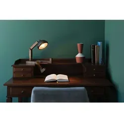 Piffany Copenhagen ApS MR WATTSON Tischleuchte 12V LED - Nachttischleuchte mit flexiblem Design, 120 Grad verstellbarem Lampenschirm und handgefertigtem Holz – ein echter Blickfang für jeden Raum!